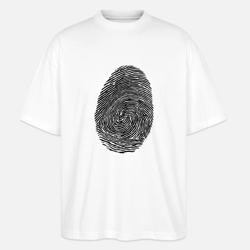 Fußabdruck - Stanley/Stella Oversized Unisex Bio T-Shirt Blaster 2.0 - Weiß