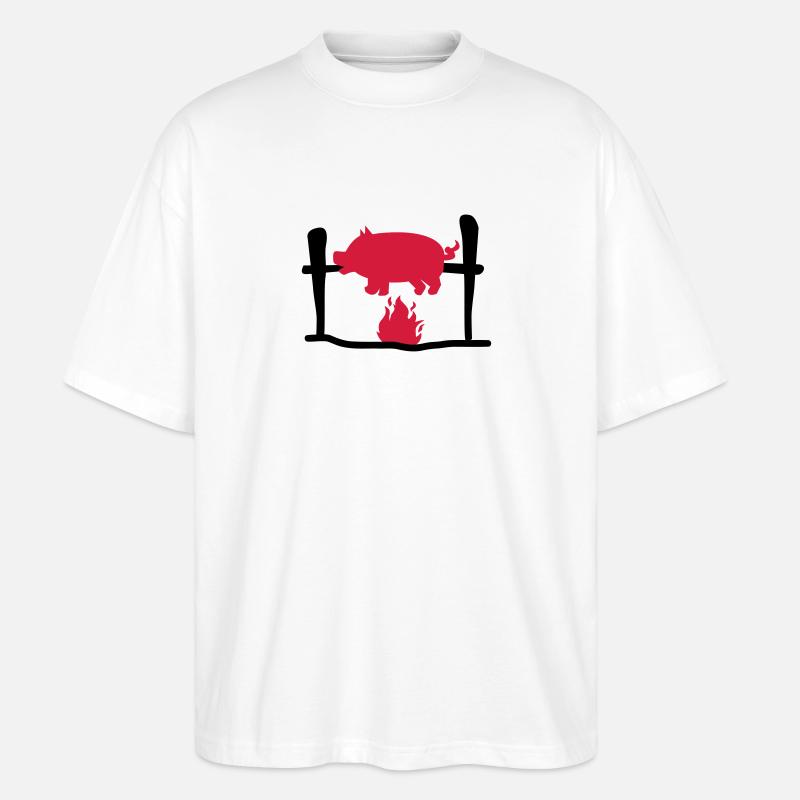 Griller - T-shirt bio Blaster 2.0 coupe oversize Stanley/Stella Unisexe - blanc