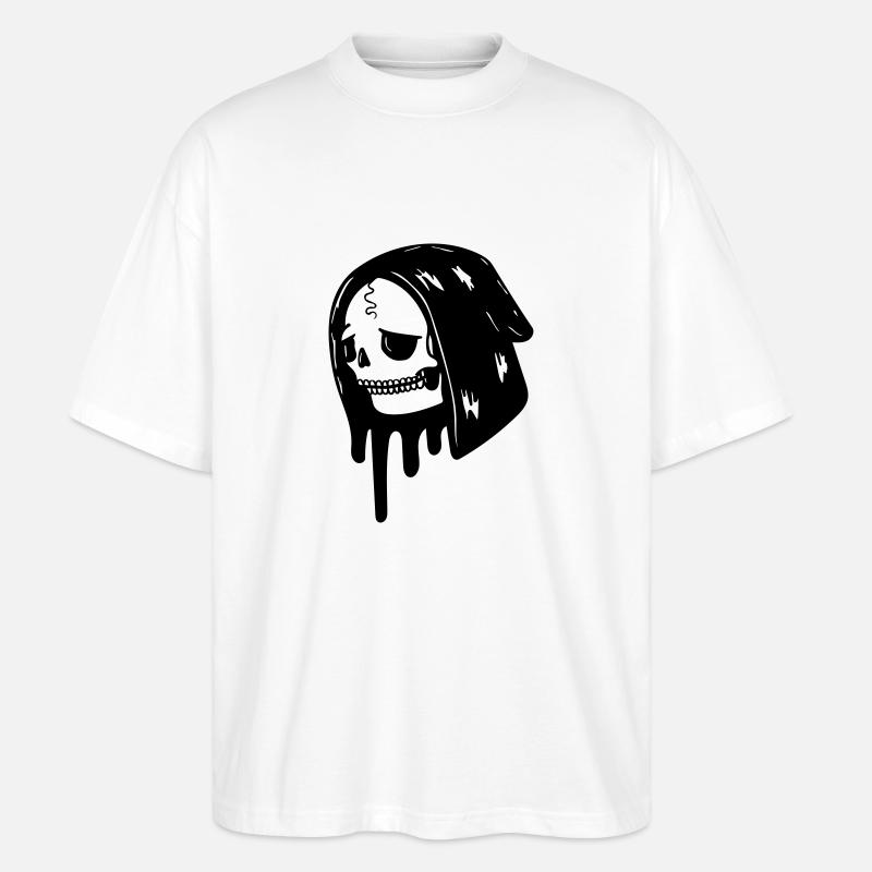 Sadness 'til Death - Stanley/Stella Oversized Unisex Bio T-Shirt Blaster 2.0 - Weiß
