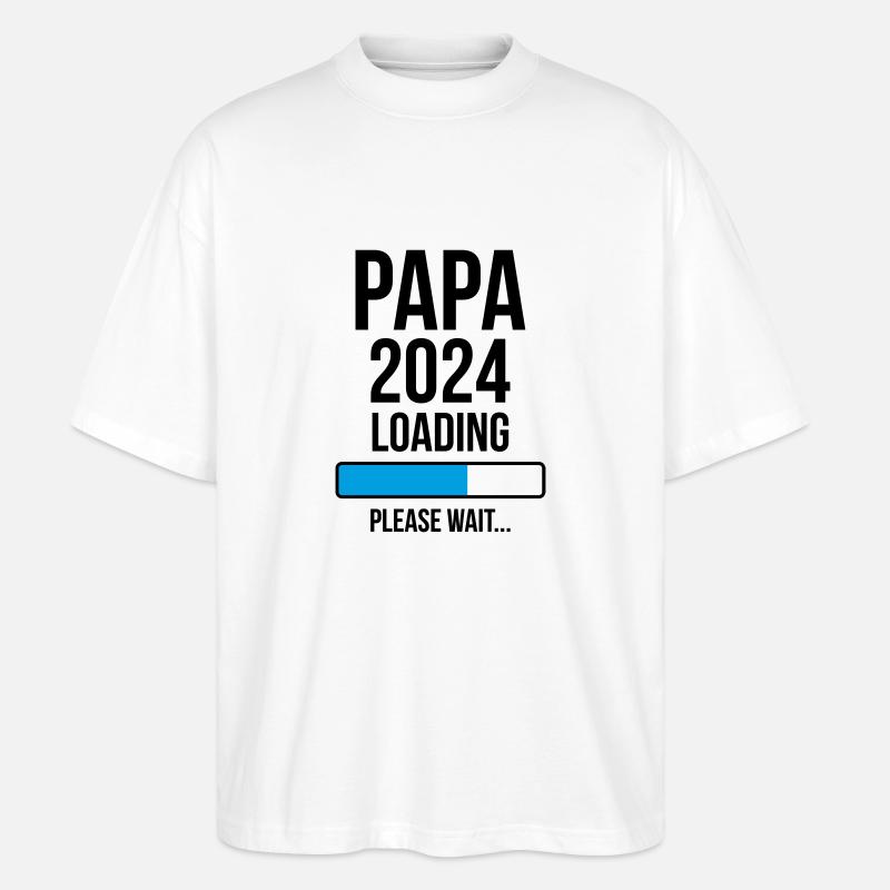 Papa 2024 Loading Please wait... - T-shirt bio Blaster 2.0 coupe oversize Stanley/Stella Unisexe - blanc