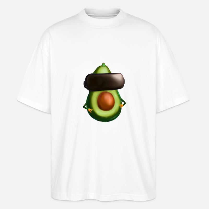 Avocado _ 01 - Stanley/Stella Oversized Unisex Bio T-Shirt Blaster 2.0 - Weiß