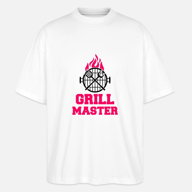 grill master - Stanley/Stella Oversized Unisex Bio T-Shirt Blaster 2.0 - Weiß
