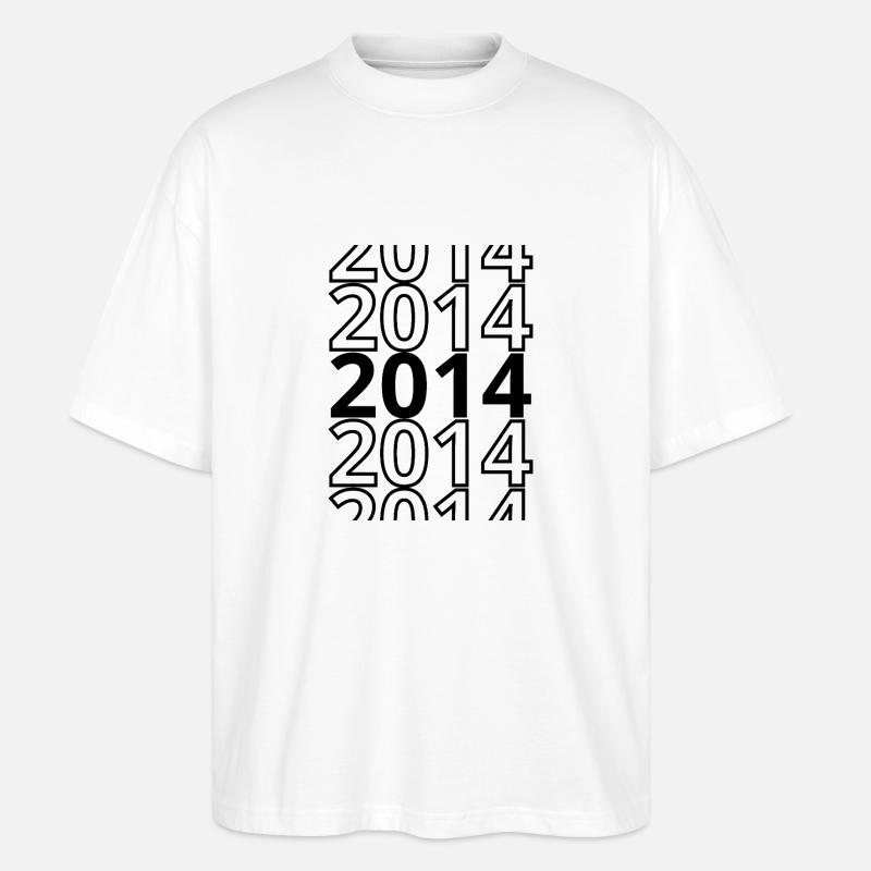 2014 2014 2014 - Stanley/Stella Oversized Unisex Organic T-shirt Blaster 2.0 - white