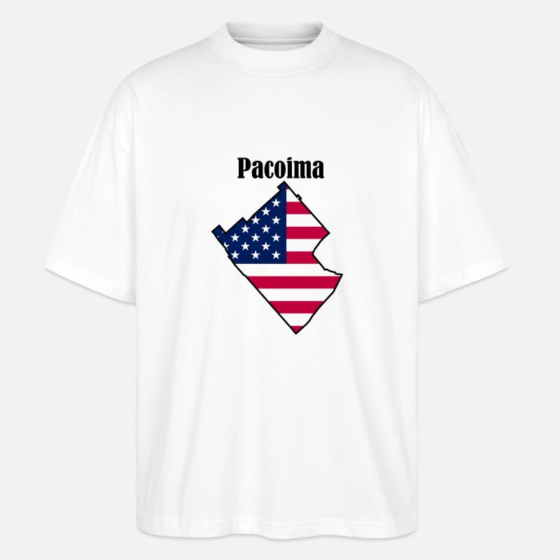 Pacoima - Stanley/Stella Oversized Unisex Bio T-Shirt Blaster 2.0 - Weiß