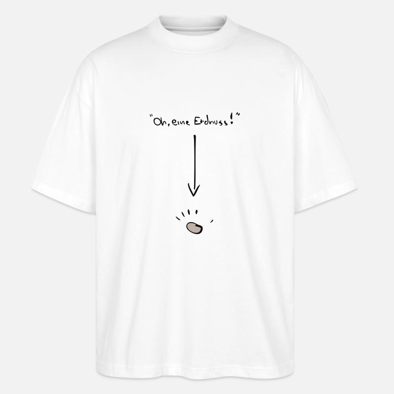 erdnuss2 - Stanley/Stella Oversized Unisex Bio T-Shirt Blaster 2.0 - Weiß