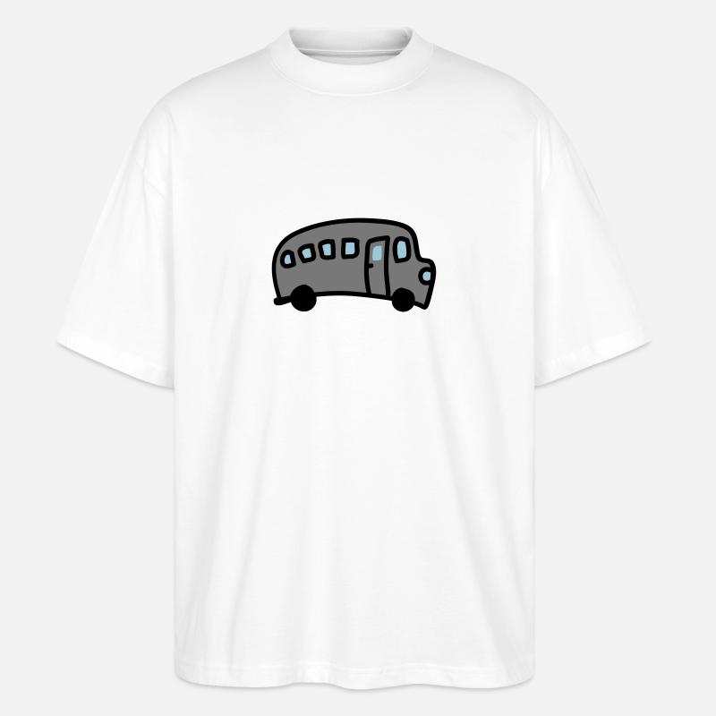 Bus 3 - Stanley/Stella Oversized Unisex Bio T-Shirt Blaster 2.0 - Weiß
