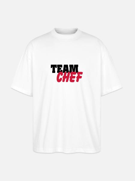 Team Chef - Stanley/Stella Oversized Unisex Bio T-Shirt Blaster 2.0 - Weiß