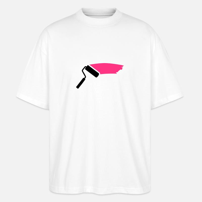 Maler - Stanley/Stella Oversized Unisex Bio T-Shirt Blaster 2.0 - Weiß