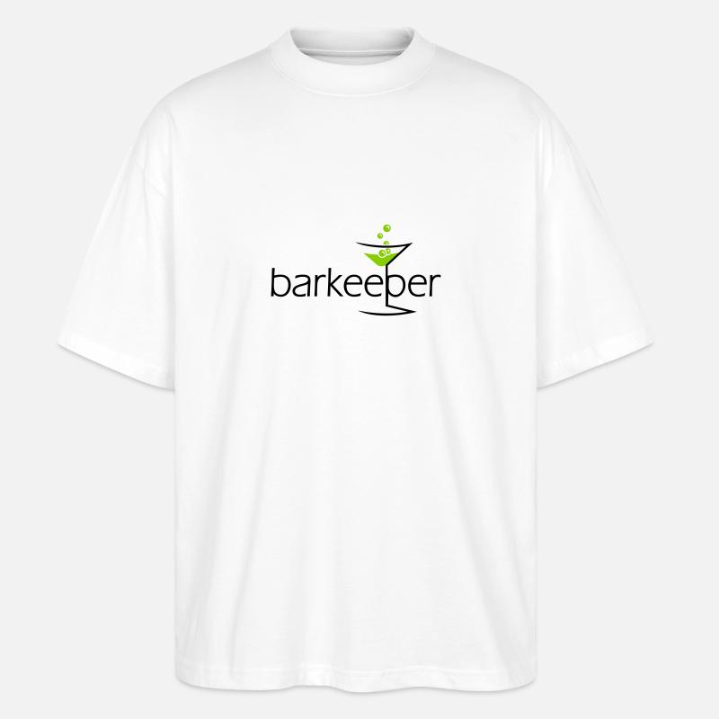Barkeeper (e, 2c) - Stanley/Stella Oversized Unisex Organic T-shirt Blaster 2.0 - white