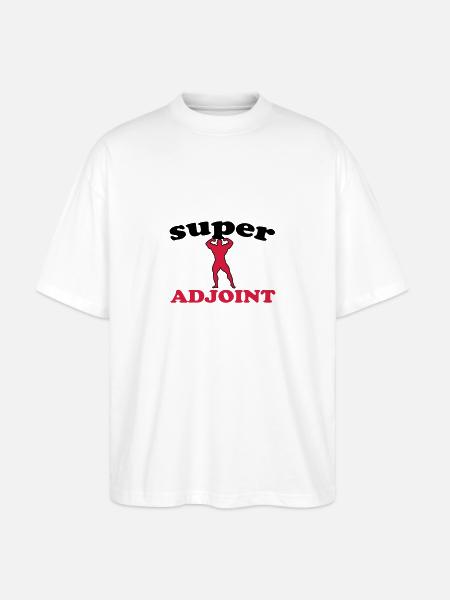 Super adjoint - Stanley/Stella Oversized Unisex Organic T-shirt Blaster 2.0 - white