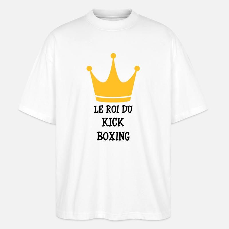 Kickboxen / Kickboxing / Kickboxer / Kick Boxing - Stanley/Stella Oversized Unisex Bio T-Shirt Blaster 2.0 - Weiß