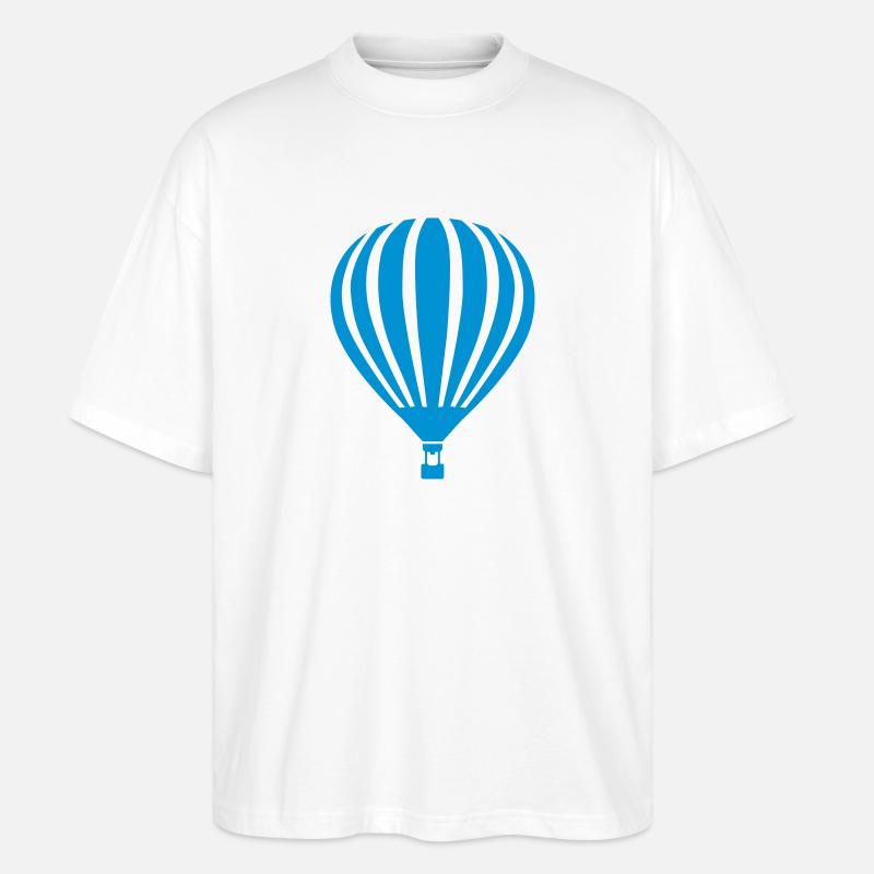 Montgolfière - T-shirt bio Blaster 2.0 coupe oversize Stanley/Stella Unisexe - blanc