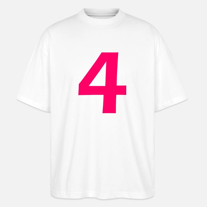 4 - Stanley/Stella Oversized Unisex Bio T-Shirt Blaster 2.0 - Weiß