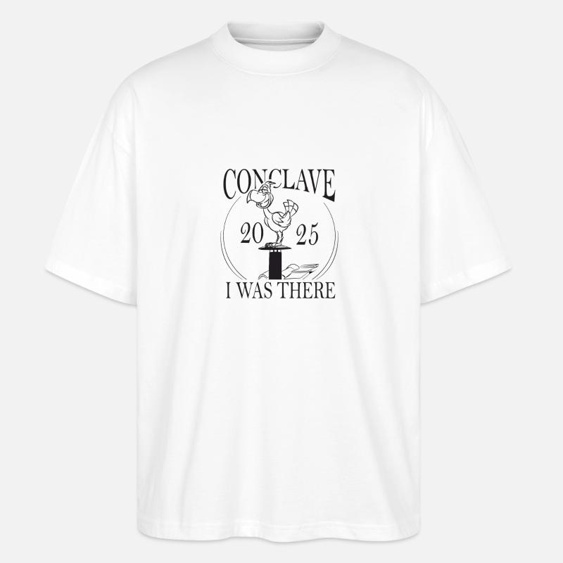 Möwe Konklave 2025 - Stanley/Stella Oversized Unisex Bio T-Shirt Blaster 2.0 - Weiß