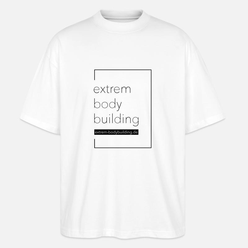 extrem-bodybuilding - Stanley/Stella Oversized Unisex Bio T-Shirt Blaster 2.0 - Weiß