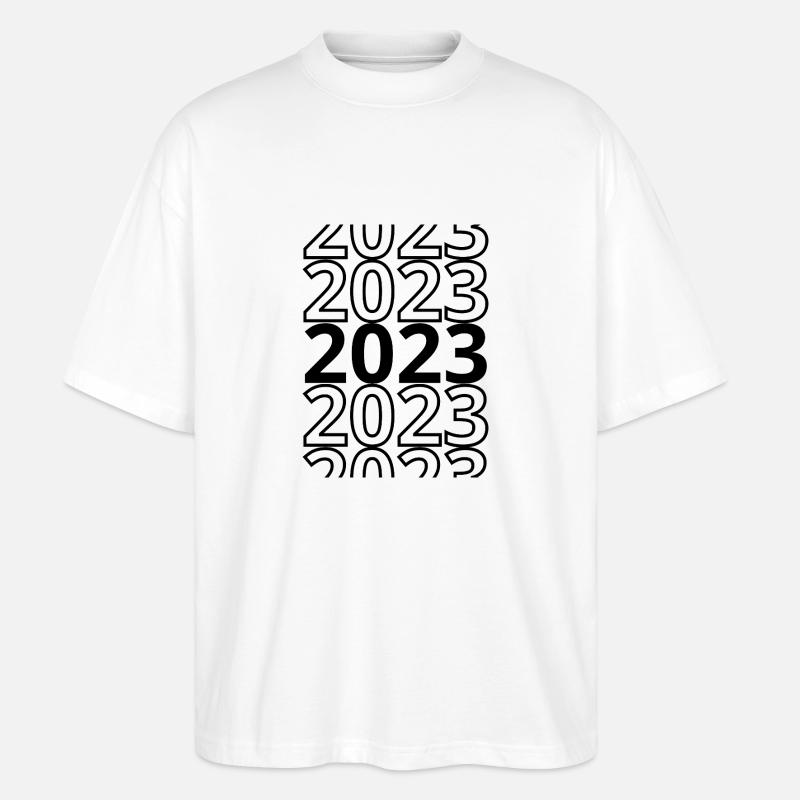 2023 2033 2023 - Stanley/Stella Oversized Unisex Bio T-Shirt Blaster 2.0 - Weiß