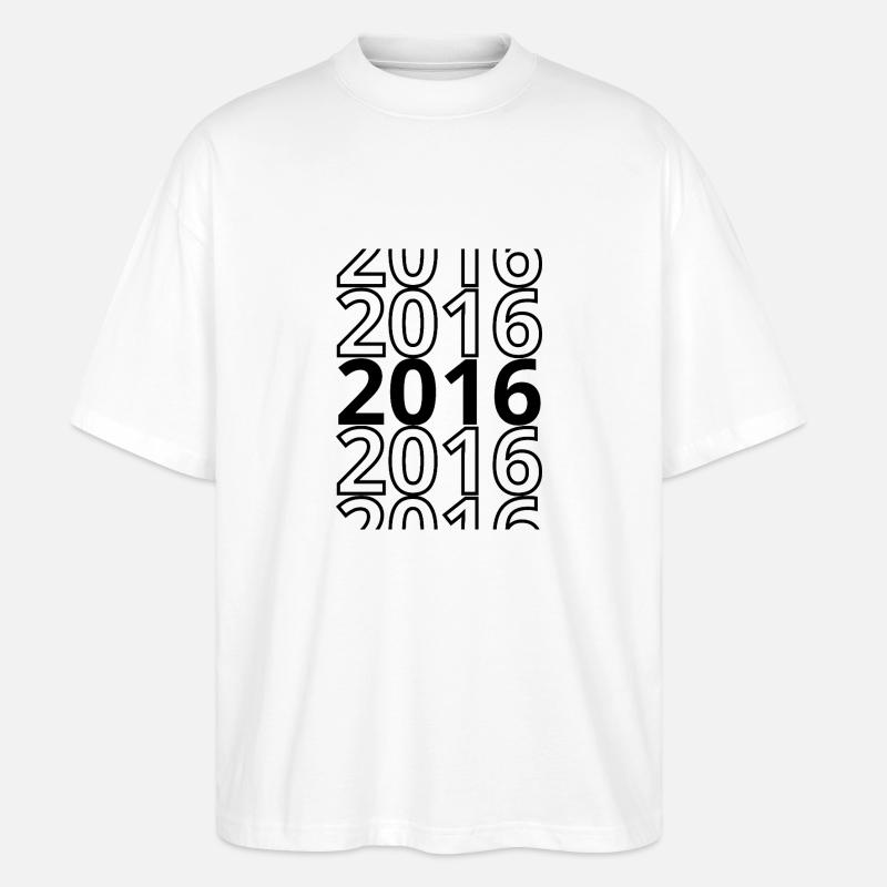 2016 2016 2016 - Stanley/Stella Oversized Unisex Bio T-Shirt Blaster 2.0 - Weiß