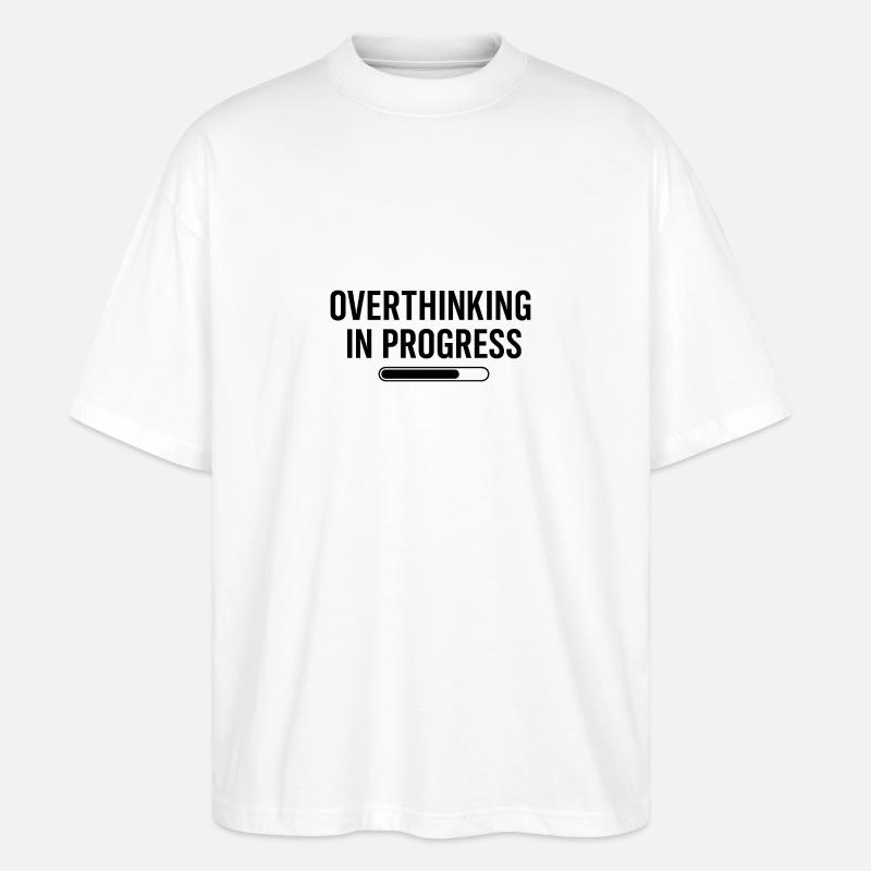 Gedankenkreisel - Stanley/Stella Oversized Unisex Bio T-Shirt Blaster 2.0 - Weiß