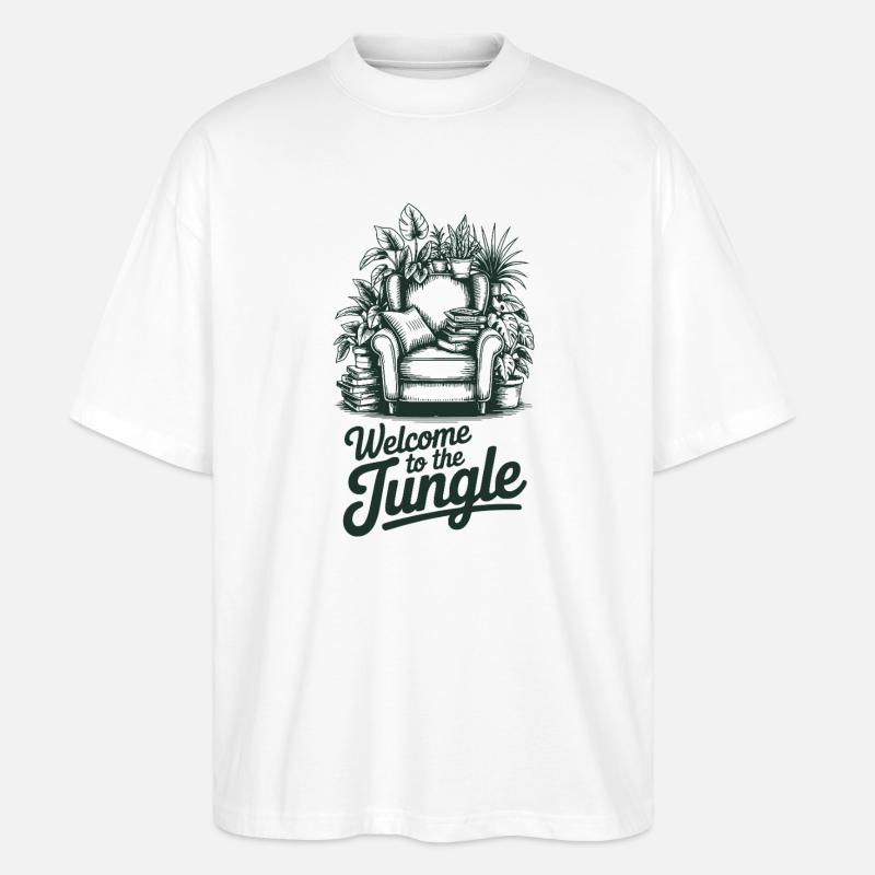 Passionné de Cluttercore - T-shirt bio Blaster 2.0 coupe oversize Stanley/Stella Unisexe - blanc