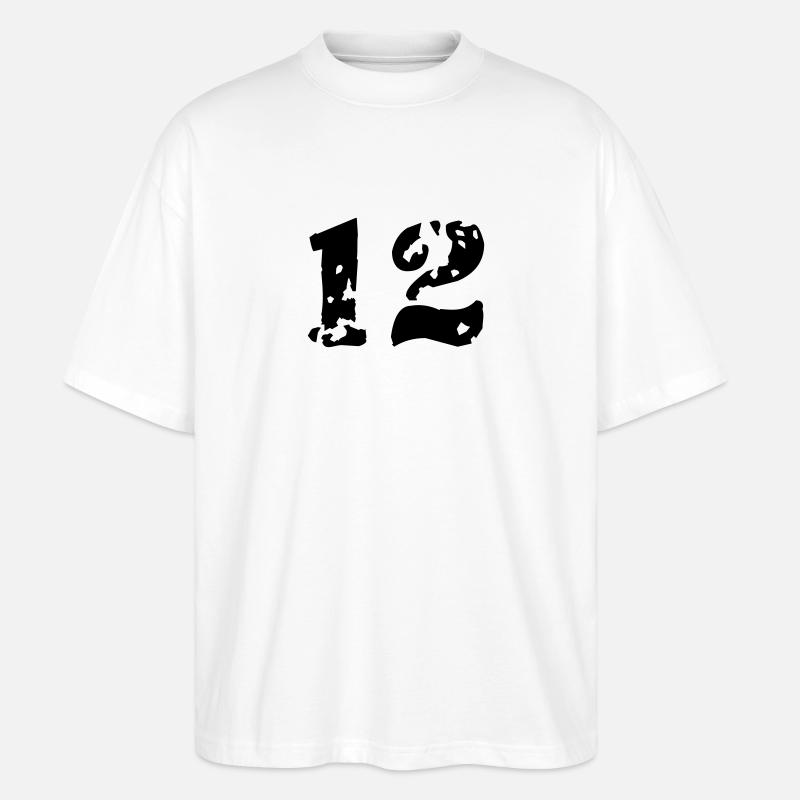 12 - Stanley/Stella Oversized Unisex Bio T-Shirt Blaster 2.0 - Weiß