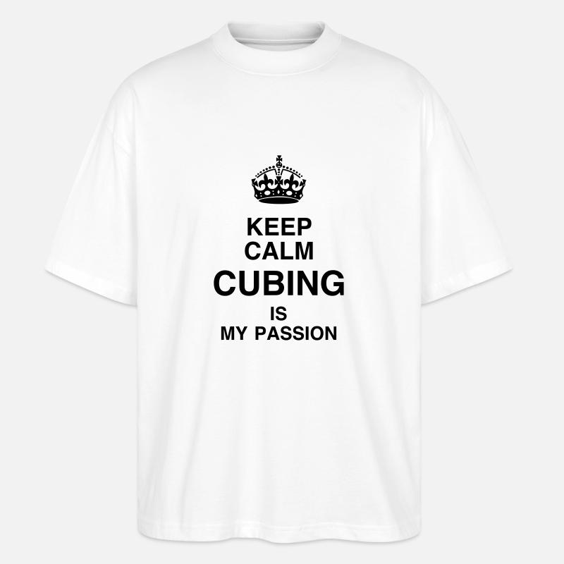 Cubing / Cube / Cuber / Speedcubing - T-shirt bio Blaster 2.0 coupe oversize Stanley/Stella Unisexe - blanc