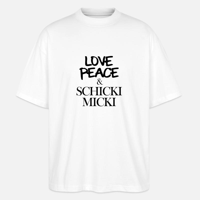 schickimicki - Stanley/Stella Oversized Unisex Bio T-Shirt Blaster 2.0 - Weiß