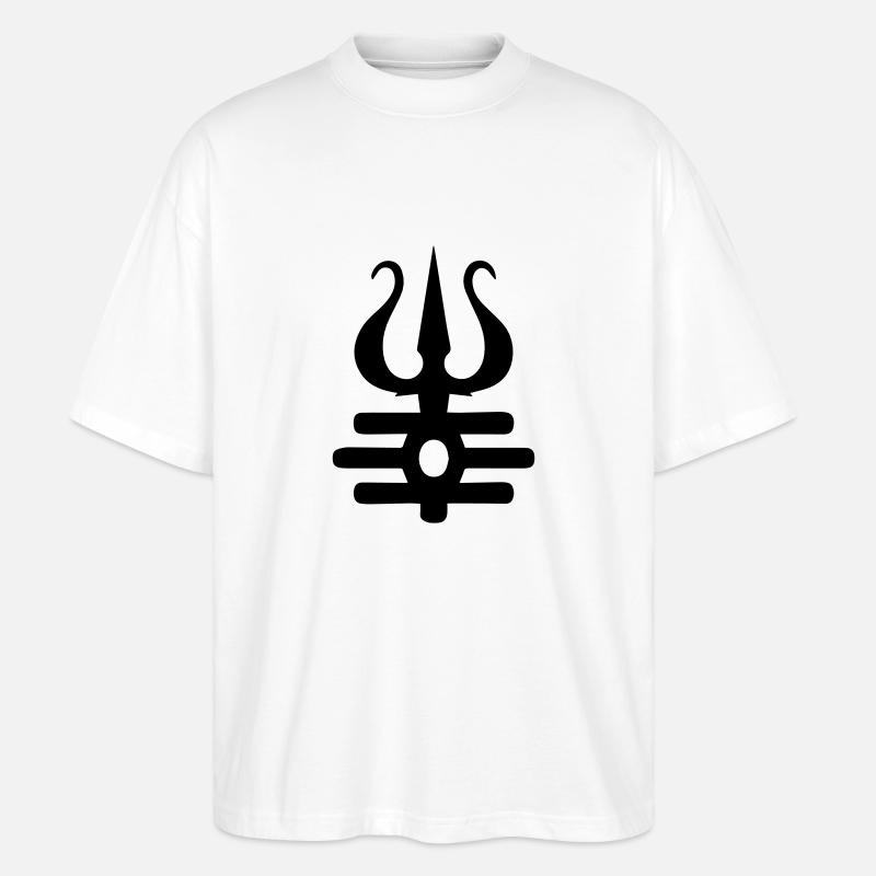 Shiva - Stanley/Stella Oversized Unisex Bio T-Shirt Blaster 2.0 - Weiß