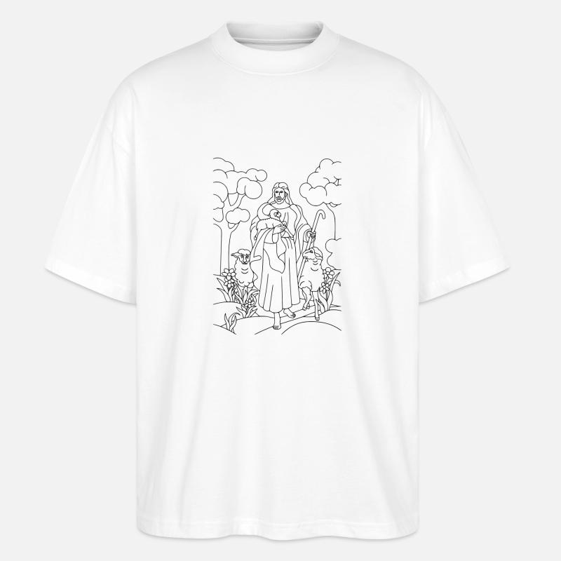 Christentum Collection - Stanley/Stella Oversized Unisex Bio T-Shirt Blaster 2.0 - Weiß