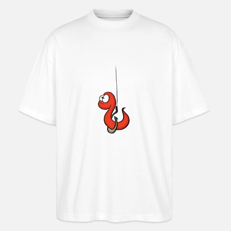 Wurm - Stanley/Stella Oversized Unisex Bio T-Shirt Blaster 2.0 - Weiß