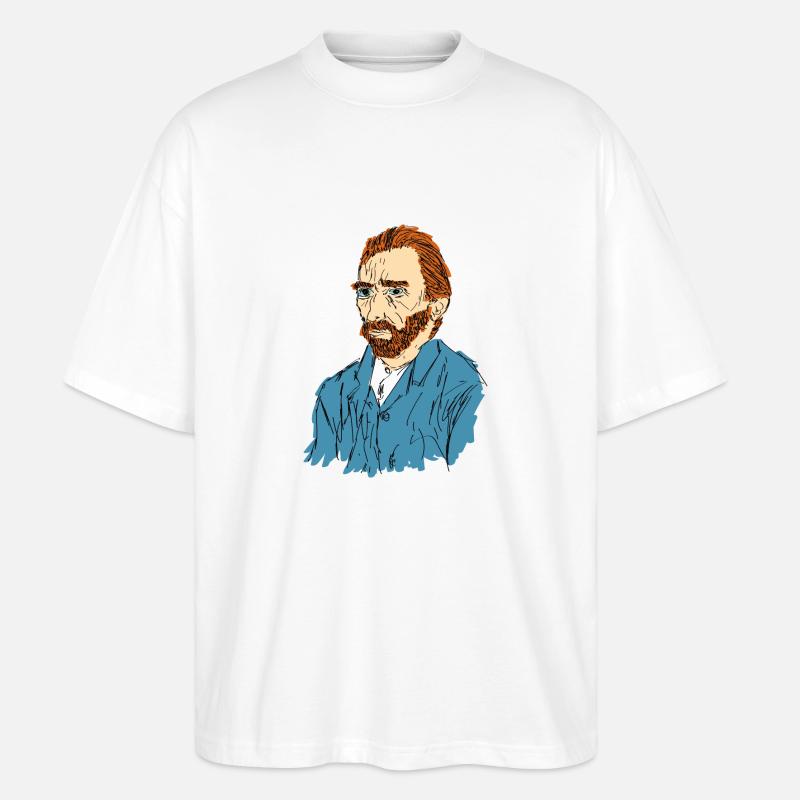 blehart 03 - Stanley/Stella Oversized Unisex Bio T-Shirt Blaster 2.0 - Weiß