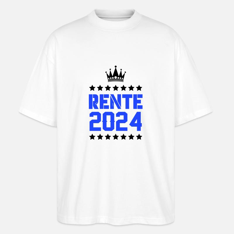 rente 2024 - Stanley/Stella Oversized Unisex Bio T-Shirt Blaster 2.0 - Weiß