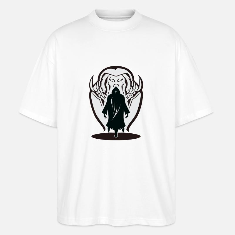 Engel des Todes - Stanley/Stella Oversized Unisex Bio T-Shirt Blaster 2.0 - Weiß