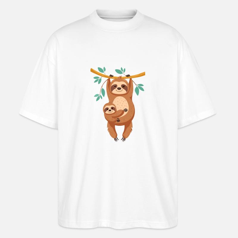 Hang in there buddy - Stanley/Stella Oversized Unisex Bio T-Shirt Blaster 2.0 - Weiß