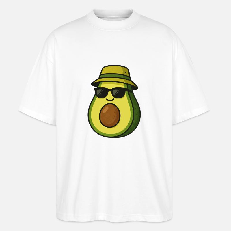 avocado - Stanley/Stella Oversized Unisex Bio T-Shirt Blaster 2.0 - Weiß