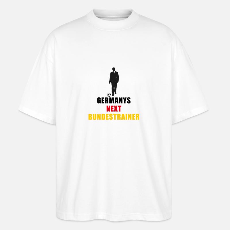 Germanys next Bundestrainer | Deutschland - Stanley/Stella Oversized Unisex Bio T-Shirt Blaster 2.0 - Weiß