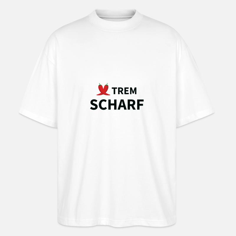 XTREM sharp - Stanley/Stella Oversized Unisex Organic T-shirt Blaster 2.0 - white