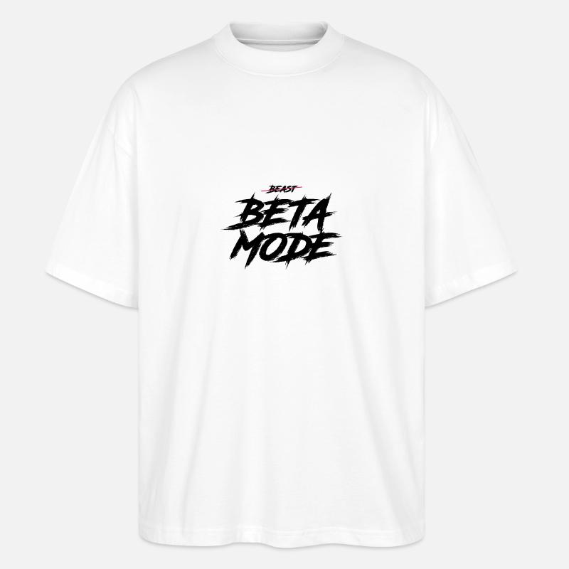 BETA MODE - Stanley/Stella Oversized Unisex Bio T-Shirt Blaster 2.0 - Weiß