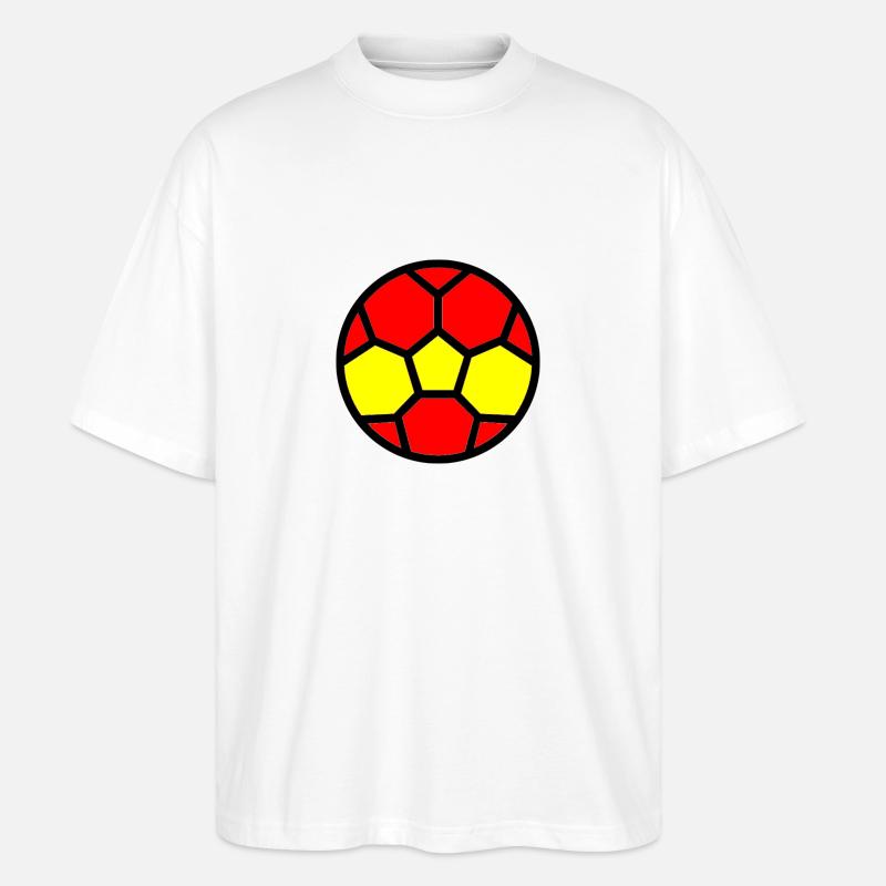 Drapeau Espagne Coupe du monde - T-shirt bio Blaster 2.0 coupe oversize Stanley/Stella Unisexe - blanc