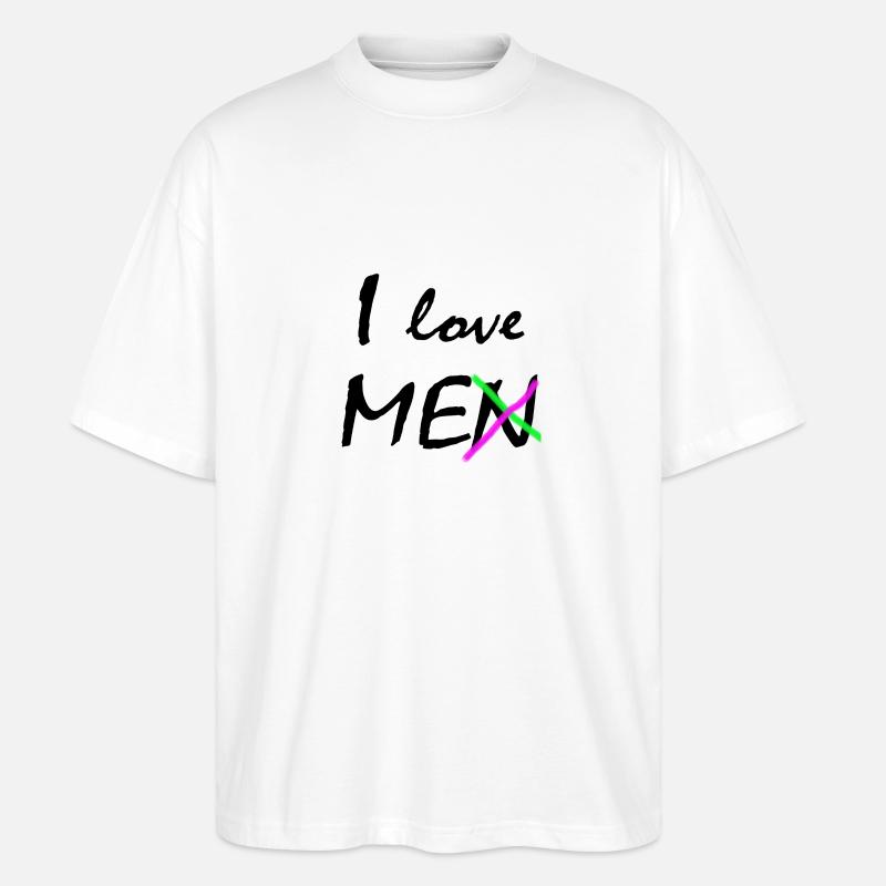 Ich liebe mich - Stanley/Stella Oversized Unisex Bio T-Shirt Blaster 2.0 - Weiß