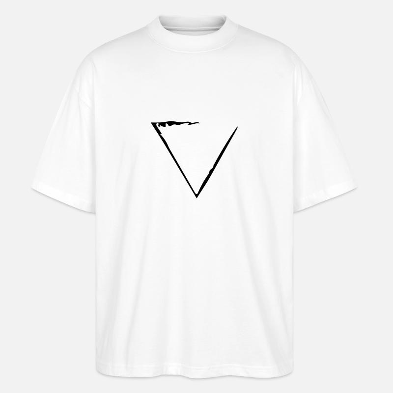 Element Wasser - Stanley/Stella Oversized Unisex Bio T-Shirt Blaster 2.0 - Weiß