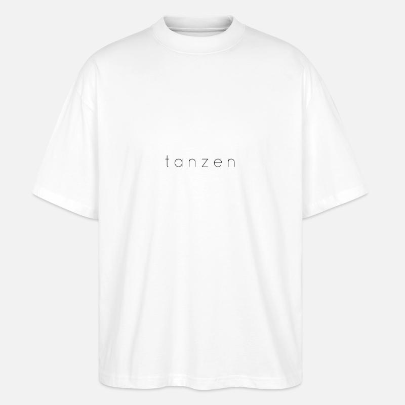 tanzen (schlicht) - Stanley/Stella Oversized Unisex Bio T-Shirt Blaster 2.0 - Weiß