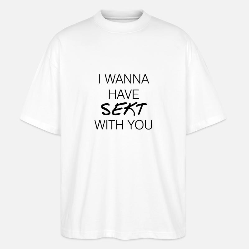 sekt - Stanley/Stella Oversized Unisex Bio T-Shirt Blaster 2.0 - Weiß