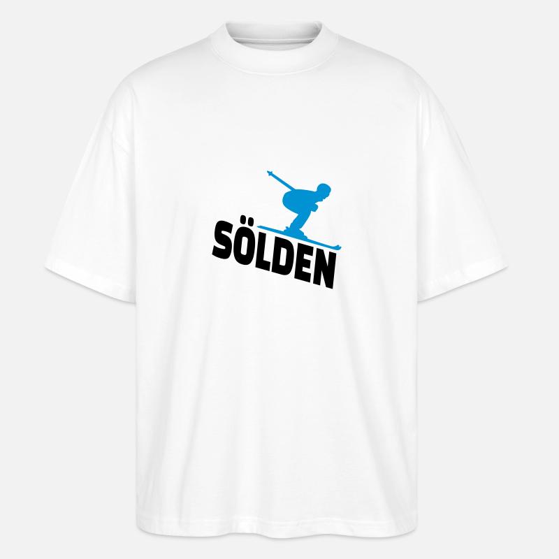 Sölden - T-shirt bio Blaster 2.0 coupe oversize Stanley/Stella Unisexe - blanc