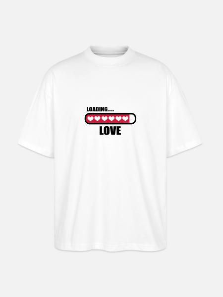 Amour loading - T-shirt bio Blaster 2.0 coupe oversize Stanley/Stella Unisexe - blanc