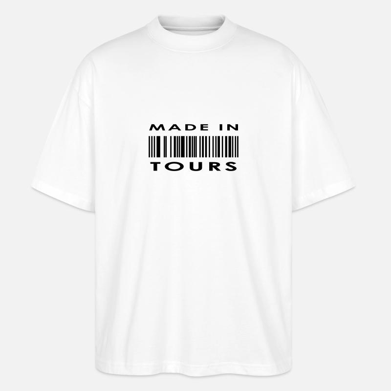 Tours - Stanley/Stella Oversized Unisex Bio T-Shirt Blaster 2.0 - Weiß