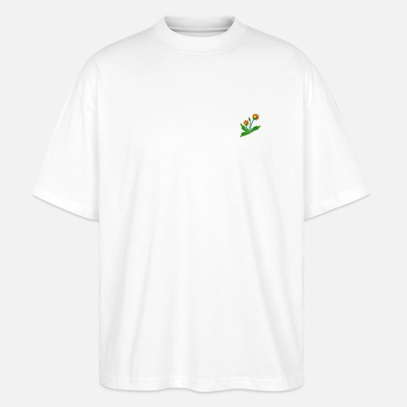 Dandelion - Stanley/Stella Oversized Unisex Bio T-Shirt Blaster 2.0 - Weiß