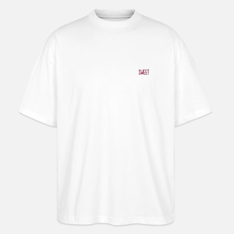 Słodki - Ekologiczne Koszulka Oversize Unisex Stanley/Stella Blaster 2.0 - biały