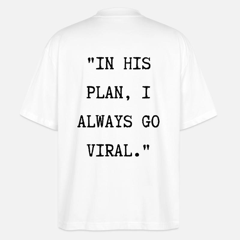Dans son plan... - T-shirt bio Blaster 2.0 coupe oversize Stanley/Stella Unisexe - blanc