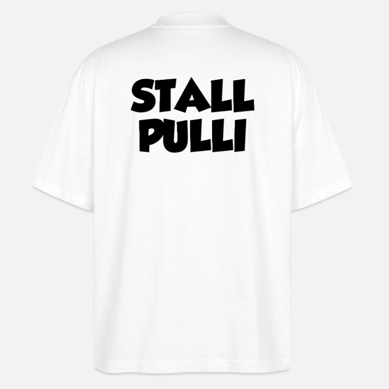 StallPulli - Stanley/Stella Oversized Unisex Bio T-Shirt Blaster 2.0 - Weiß