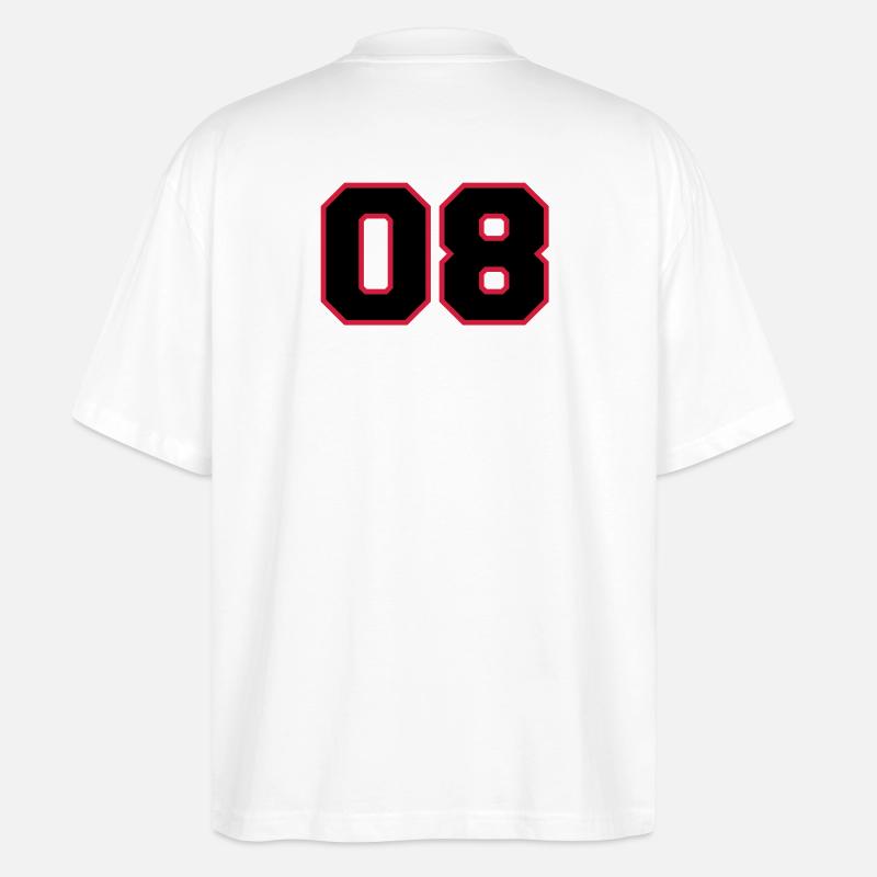 number08 - T-shirt bio Blaster 2.0 coupe oversize Stanley/Stella Unisexe - blanc
